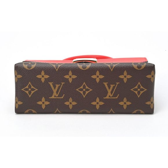 Louis Vuitton Monogram Locky BB Canvas calf Leather Shoulder Bag Red - Picture 5 of 8
